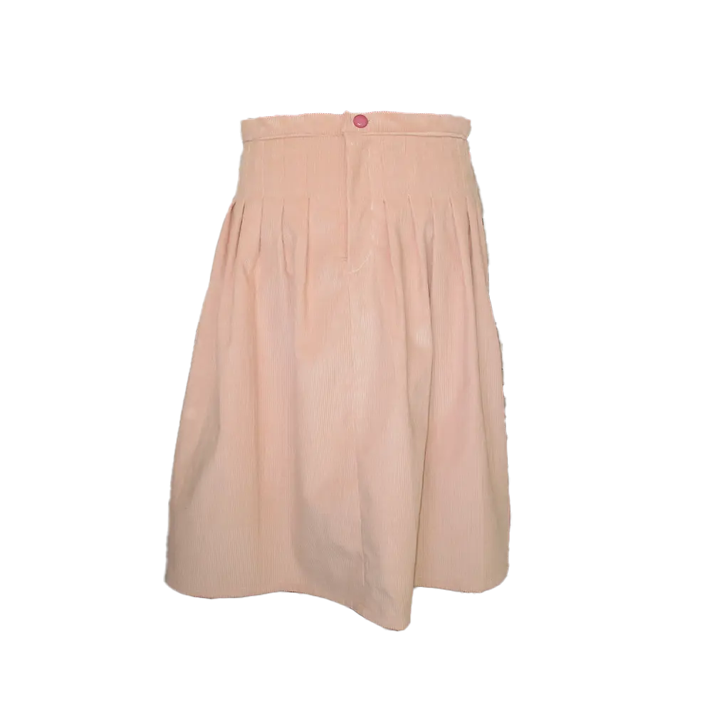 Saia de Pregas Rosé