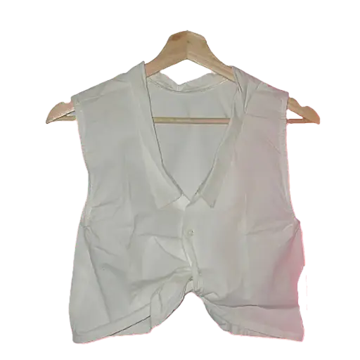 Camisa Curta de Amarrar